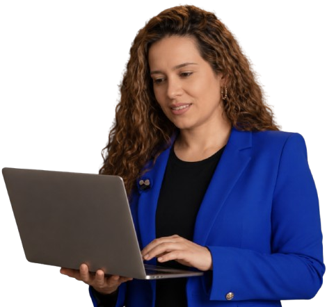Sindy Franco en una sesión de mentoría